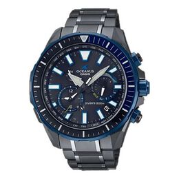 Часы Casio Male OCEANUS Japan / South Korea Fashion Sapphire Crystal Mens Black Analog, черный ocw-p2000b-1ajf | black