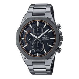 Часы Casio Waterproof Sports EDIFICE Solar Powered Mens Black Analog, черный efs-s570ydc-1a | black