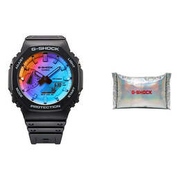 Часы Casio G-Shock Analog-Digital 'Black', черный ga-2100sr-1apr | black