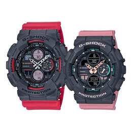 Часы Casio G-Shock Analog-Digital 'Red', черный ga-140-4apr&gma-s140-4apr | black