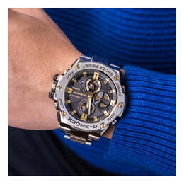 Часы Casio G-Shock G-Steel 'Silver', черный gst-b100d-1a9 | black