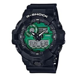 Часы Casio G-Shock Analog-Digital 'Black Green', черный ga-700mg-1apr-person | black