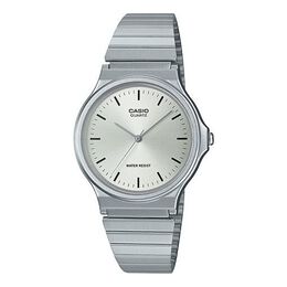 Часы Casio Quartz Waterproof Mens Silver Analog, цвет silver mq-24d-7e | silver