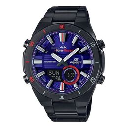 Часы Casio EDIFICE Series SCUDERIA TORO ROSSO Sportses Men's Black/Blue Mens BlackBlue Analog, синий era-110tr-2a | blackblue