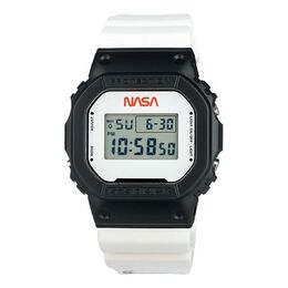Часы Casio G-Shock Square 'White Black', черный dw-5600nasa21 | black