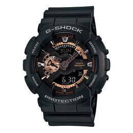 Часы Casio G-Shock Analog-Digital 'Black', розовый ga-110rg-1a | blackrose gold
