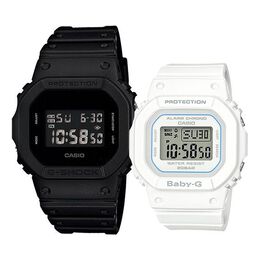Часы Casio Baby-G 'Black&White', белый dw-5600bb-1pr&bgd-560-7pr | blackwhite