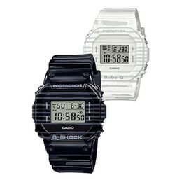 Часы Casio Baby-G 'Black', белый slv-19b-1pfzb | black&white
