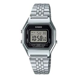 Часы Casio Quartz Waterproof Unisex Mens Silver Digital, цвет silver la680wa-1-international | silver
