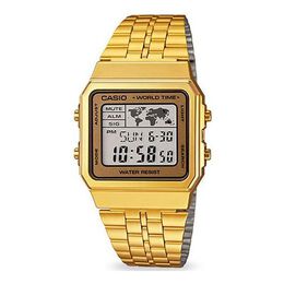 Часы Casio Waterproof Quartz 'Gold Digital', желтый a500wga-9df | gold
