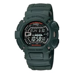 Часы Casio G-Shock Mudman 'Green', черный g-9000-3v | black