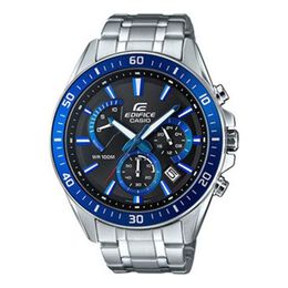 Часы Casio Waterproof EDIFICE Stainless Steel Strap Mens Blue Analog, синий efr-552d-1a2vuprd | blue