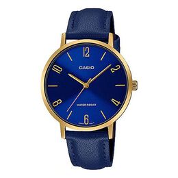 Часы Casio Quartz Waterproof Blue Analog, синий ltp-vt01gl-2b | blue