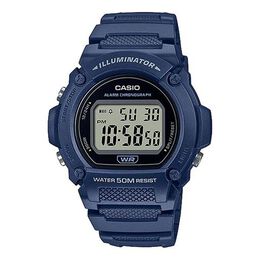 Часы Casio Sports Quartz Waterproof Mens Blue Digital, синий w-219h-2avdf | blue
