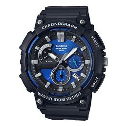 Часы Casio MCW-200H Waterproof Blue/Black Mens BlueBlack Analog, черный mcw-200h-2a | blueblack