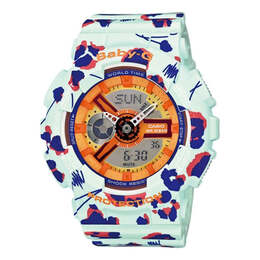 Часы Casio Baby-G 'Light Green', синий ba-110fl-3a | blue
