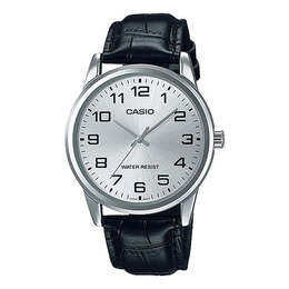 Часы Casio Sports Quartz Waterproof Mens Black Analog, черный mtp-v001l-7b | black