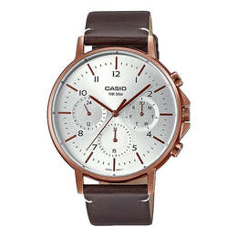 Часы Casio Male DRESS Japan / South Korea Fashion Sports Rose Gold Analog, розовый mtp-e321rl-5avdf | rose gold