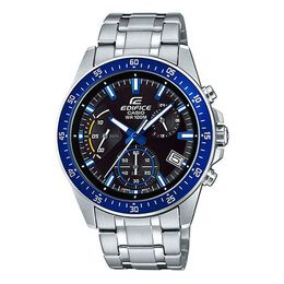 Часы Casio Business Style Waterproof Steel Belt Quartz Men Silver/ EDIFICE Stainless Steel Strap Mens Blue Analog, синий efv-540d-1a2 | blue