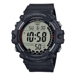 Часы Casio Quartz Waterproof Sports Shockproof Mens Black Digital, черный ae-1500wh-1a | black