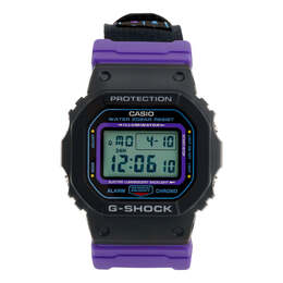 Часы Casio G-Shock Square 'Black Purple', черный dw-5600ths-1 | black/purple