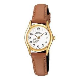 Часы Casio Quartz Waterproof Brown Analog, коричневый ltp-1094q-7b8 | brown