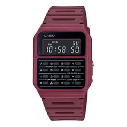 Часы Casio Quartz Waterproof Sports Unisex Mens Dark Red Digital, красный ca-53wf-4b | dark red