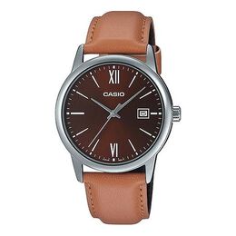Casio Часы CAISO DRESS Series Casual Minimalistic Classic waterproof, коричневый mtp-v002l-5b3 | brown