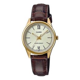Часы Casio DRESS Series Belt Wrist Golden Dial Quartz Waterproof Gold Watch Dial Gold Analog, желтый ltp-v005gl-9b | gold