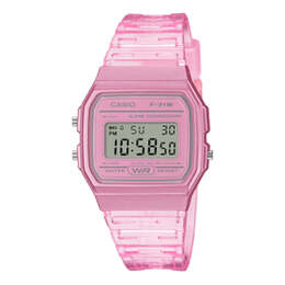 Часы Casio Waterproof Sports Pink Digital, розовый f-91ws-4 | pink