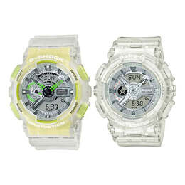 Часы Casio G-Shock Analog-Digital 'White', белый ga-110ls-7a&ba-110cr-7a | creamyellow white