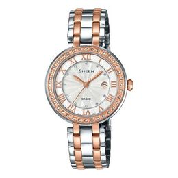 Часы Casio SHEENSerieses es Golden Waterproof Gold Analog, желтый she-4034bsg-7a | gold