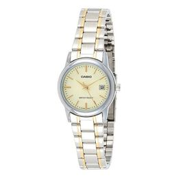 Часы Casio Quartz Waterproof Gold Analog, желтый ltp-v002sg-9a | gold