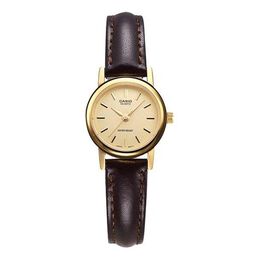 Часы Casio Female DRESS Japan / South Korea Fashion Gold Analog, желтый ltp-1095q-9a | gold