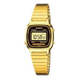 Часы Casio Waterproof Quartz Gold Digital, желтый la670wga-1d | gold
