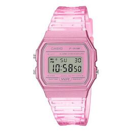 Часы Casio Retro Fashion Analog-Digital Watch 'Pink', розовый f-91ws-4jh | pink