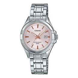 Часы Casio Waterproof Quartz Pink Analog, розовый ltp-1308d-4av | pink