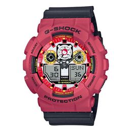 Часы Casio G-Shock Analog-Digital 'Red', красный ga-100da-4ajr | red