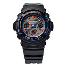 Часы Casio G-Shock Analog-Digital 'Black', черный awg-m100sct-1apr | redblueblack