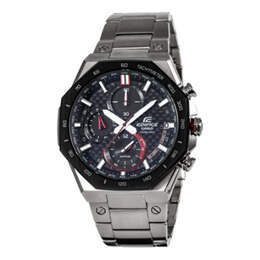 Часы Casio Edifice Analog Octagon Watch 'Crystal Silver Black', цвет silver eqw-a2100 | silver