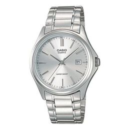 Часы Casio Waterproof Stainless Steel Strap Mens Silver Analog, цвет silver mtp-1183a-7a | silver
