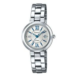 Часы Casio Sheen Analog Watch 'Sapphire Crystal Silver', цвет silver she-4528d-7aupr | silver