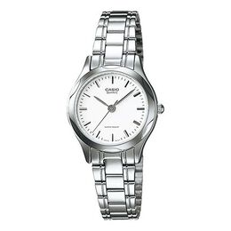 Часы Casio Stainless Steel Strap Quartz Waterproof Silver Analog, цвет silver ltp-1275d-7a | silver