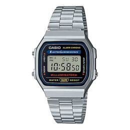 Часы Casio Retro Fashion Digital Watch 'Silver Black Blue', цвет silver a168wa-1a2wjr | silver