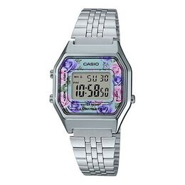 Часы Casio Waterproof Unisex Silver Digital, цвет silver la680wa-2c | silver
