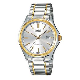 Часы Casio Stainless Steel Strap Quartz Waterproof Unisex Mens Silver Analog, цвет silver mtp-1183g-7a | silver