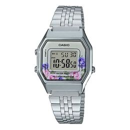 Часы Casio Youth Vintage Digital Watch 'Silver Floral', оранжевый la680wa-4c | orange