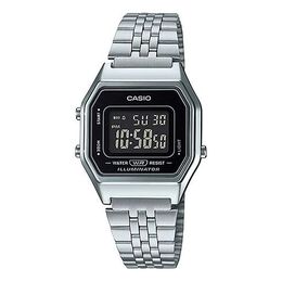Часы Casio YOUTH Series Waterproof Quartz LA680WA-1B /Gold Unisex Mens Silver Digital, цвет silver la680wa-1b-international | silver