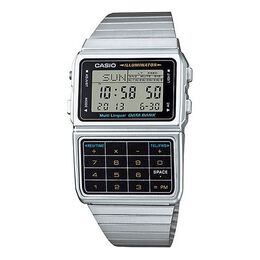 Часы Casio Quartz Waterproof Analog Mens Silver Digital, цвет silver dbc-611-1 | silver