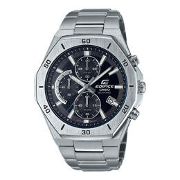 Часы Men's Casio EDIFICE 100 Meter Waterproof Watch Stainless Steel Strap Mens Silver Analog, цвет silver efb-680d-1av | silver